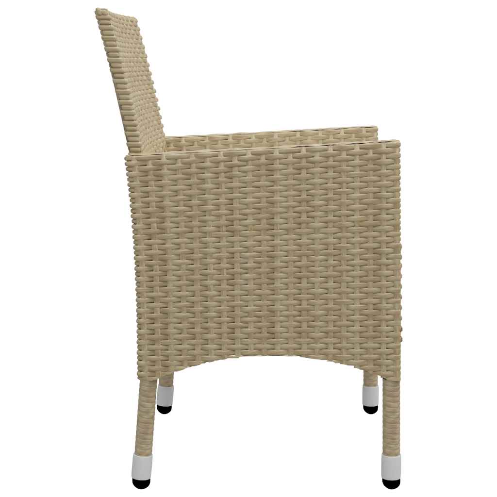 Set da Pranzo da Giardino 9 pz Beige | homemem39