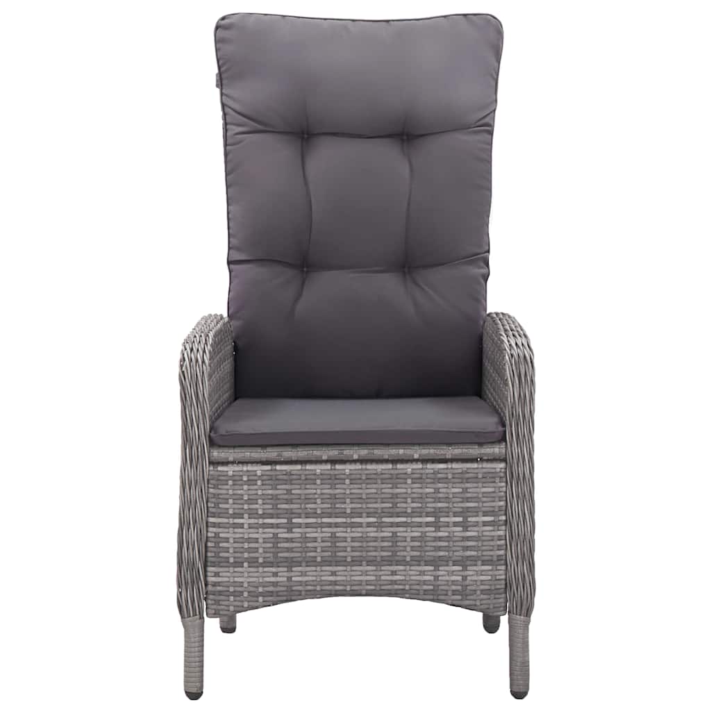 Set da Pranzo da Giardino 7 pz Grigio