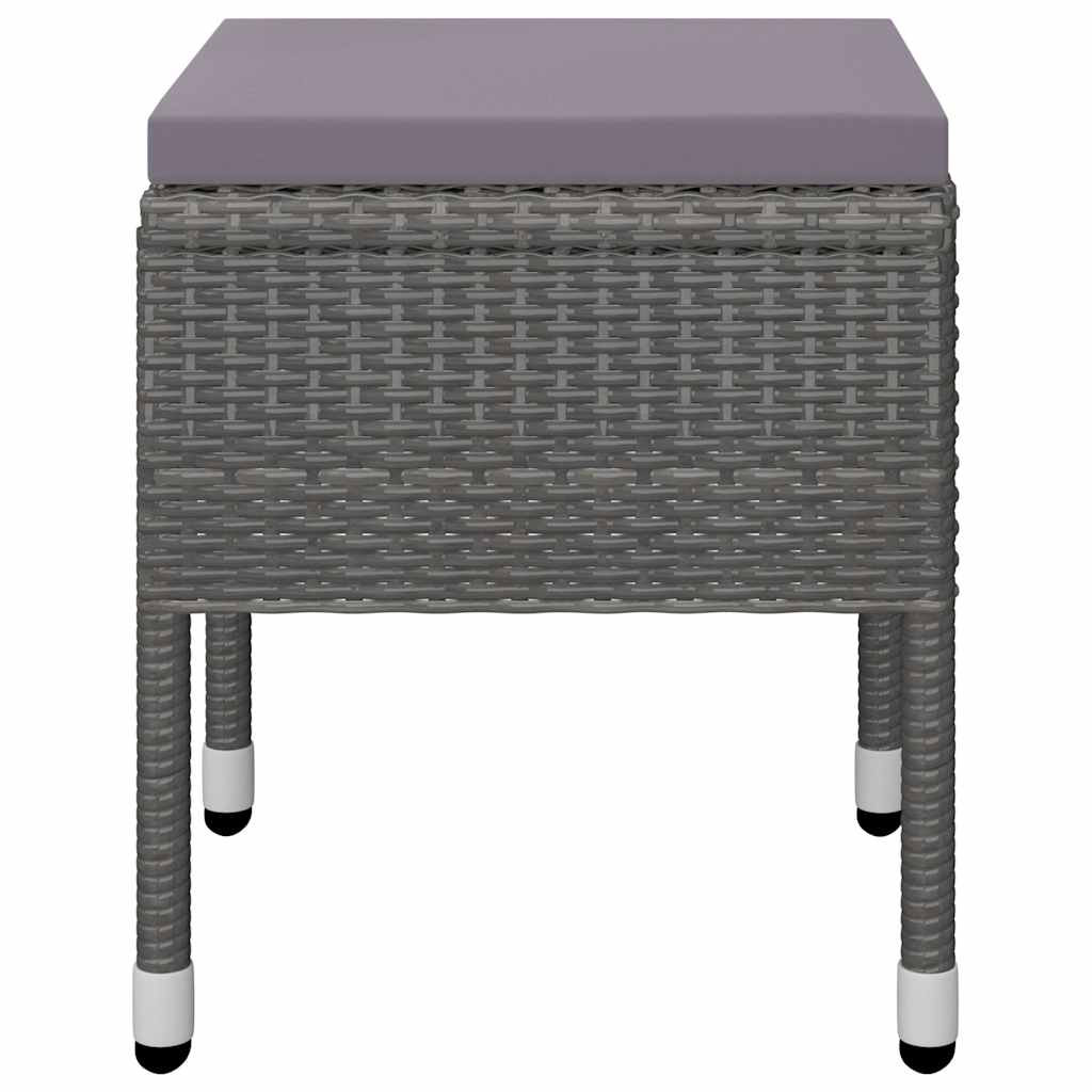 Set Mobili da Pranzo per Giardino 11 pz Grigio