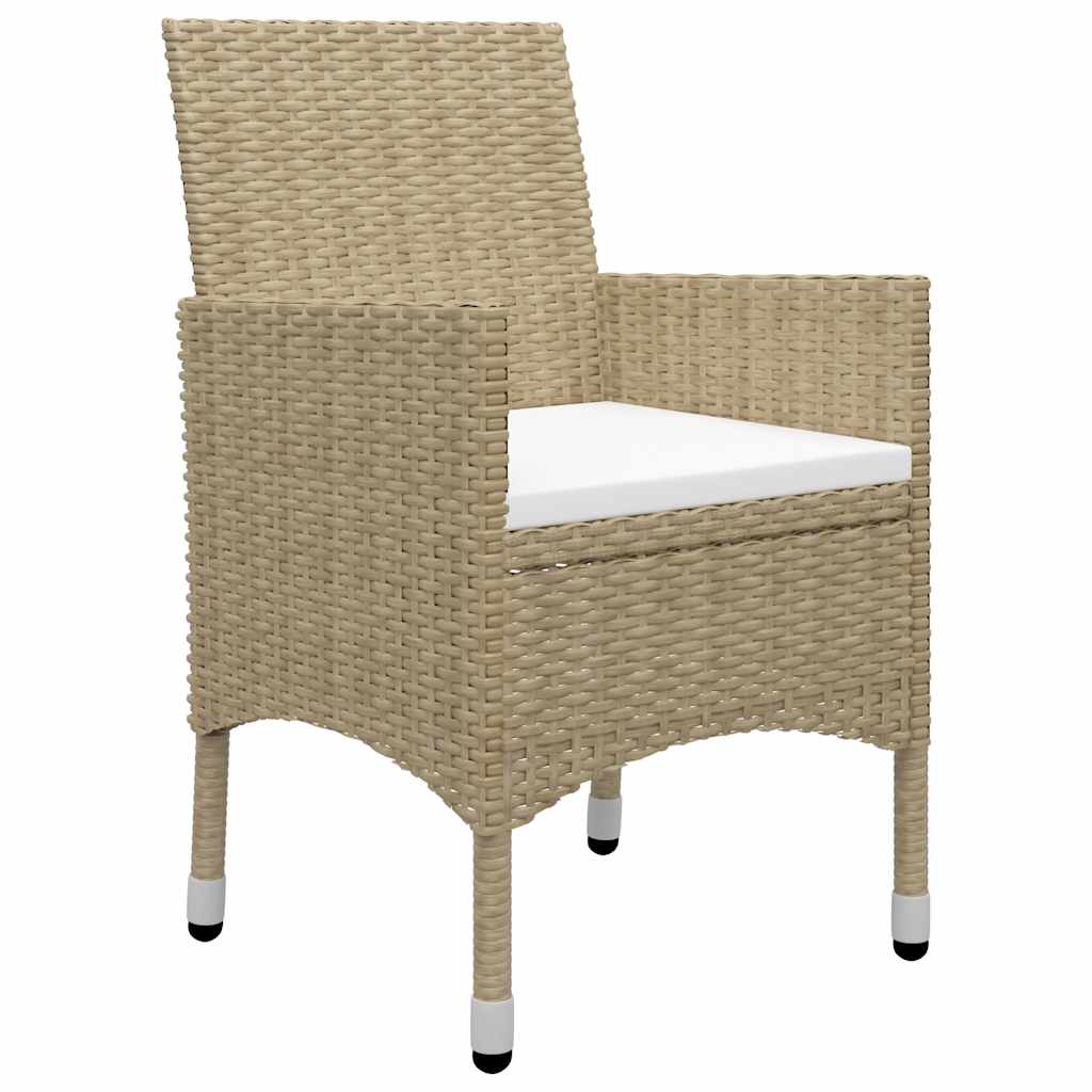 Set Mobili da Pranzo per Giardino 11 pz Beige | homemem39