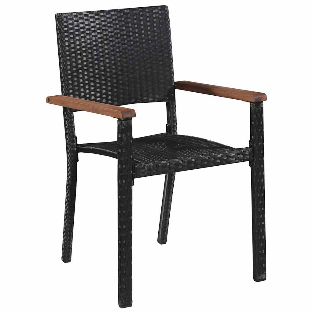 Set da Pranzo da Giardino 9 pz Nero | homemem39