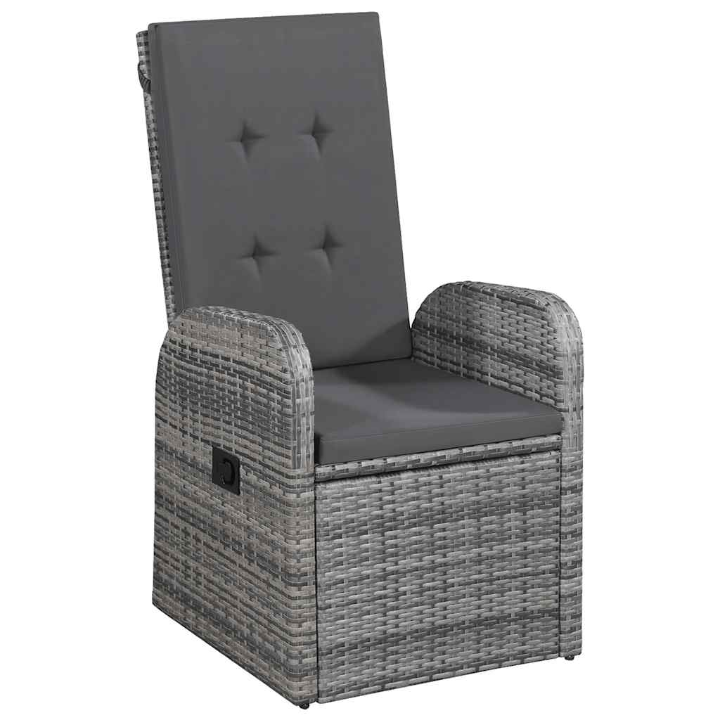Set da Pranzo da Giardino 7 pz Grigio | homemem39