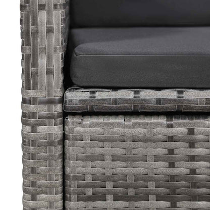Set da Pranzo da Giardino 7 pz Grigio | homemem39