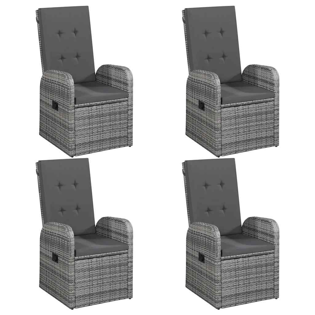 Set da Pranzo da Giardino 7 pz Grigio