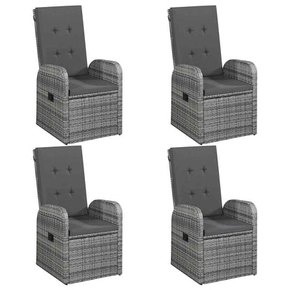 Set da Pranzo da Giardino 7 pz Grigio
