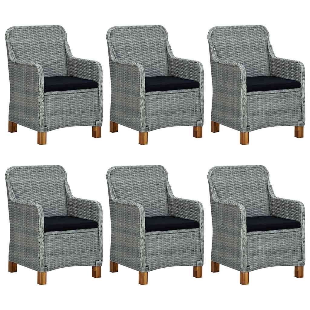 Set da Pranzo da Giardino 9 pz Grigio Chiaro | homemem39