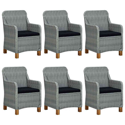 Set da Pranzo da Giardino 9 pz Grigio Chiaro | homemem39