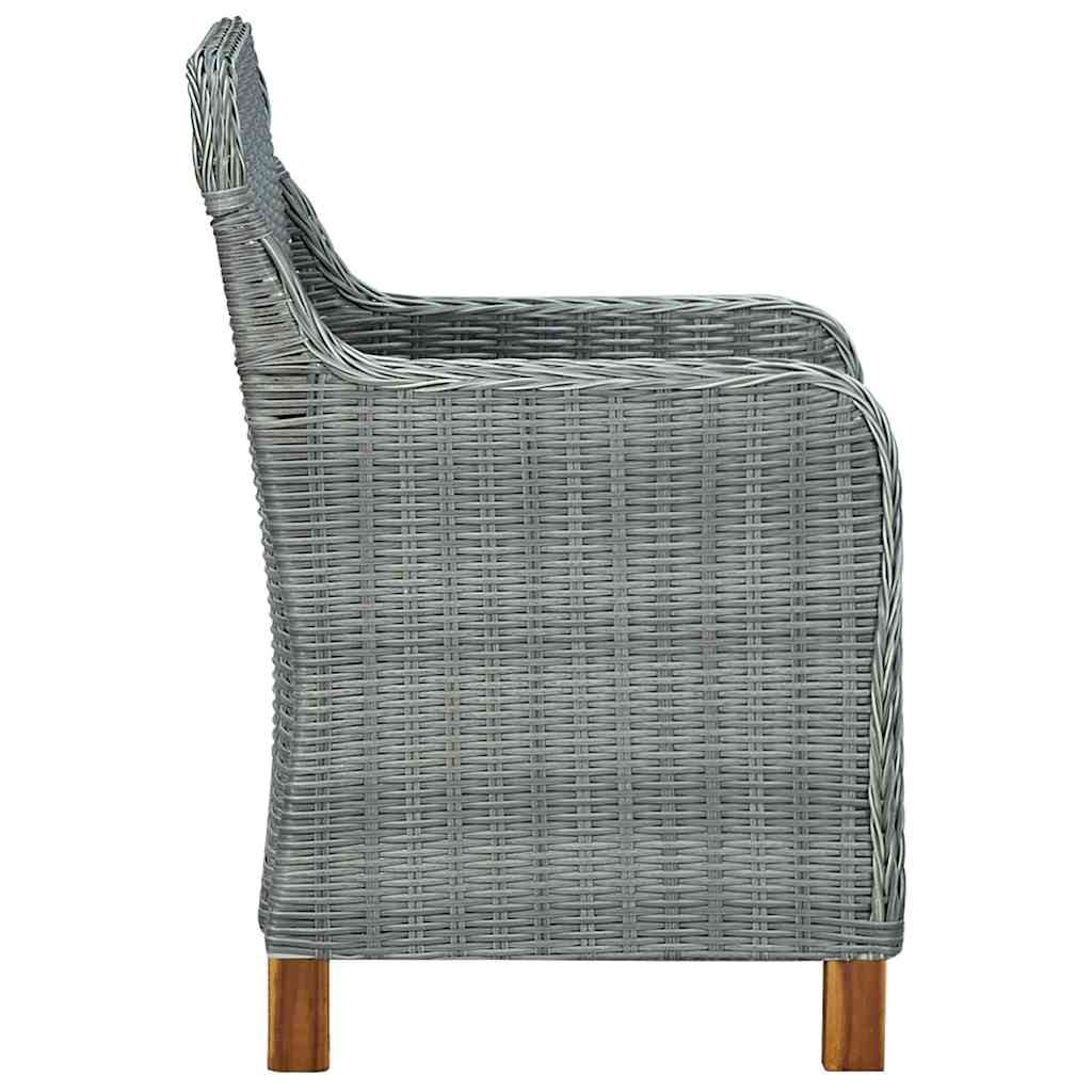 Set da Pranzo da Giardino 9 pz Grigio Chiaro | homemem39