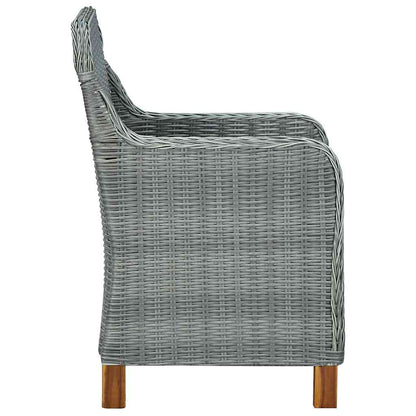 Set da Pranzo da Giardino 9 pz Grigio Chiaro | homemem39