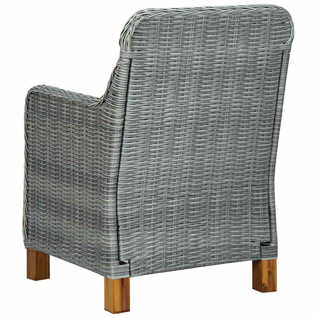 Set da Pranzo da Giardino 9 pz Grigio Chiaro | homemem39