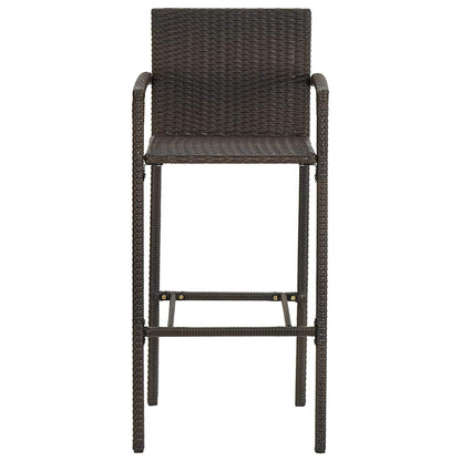 Set Bar da Giardino 5 pz Marrone