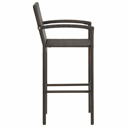 Set Bar da Giardino 5 pz Marrone