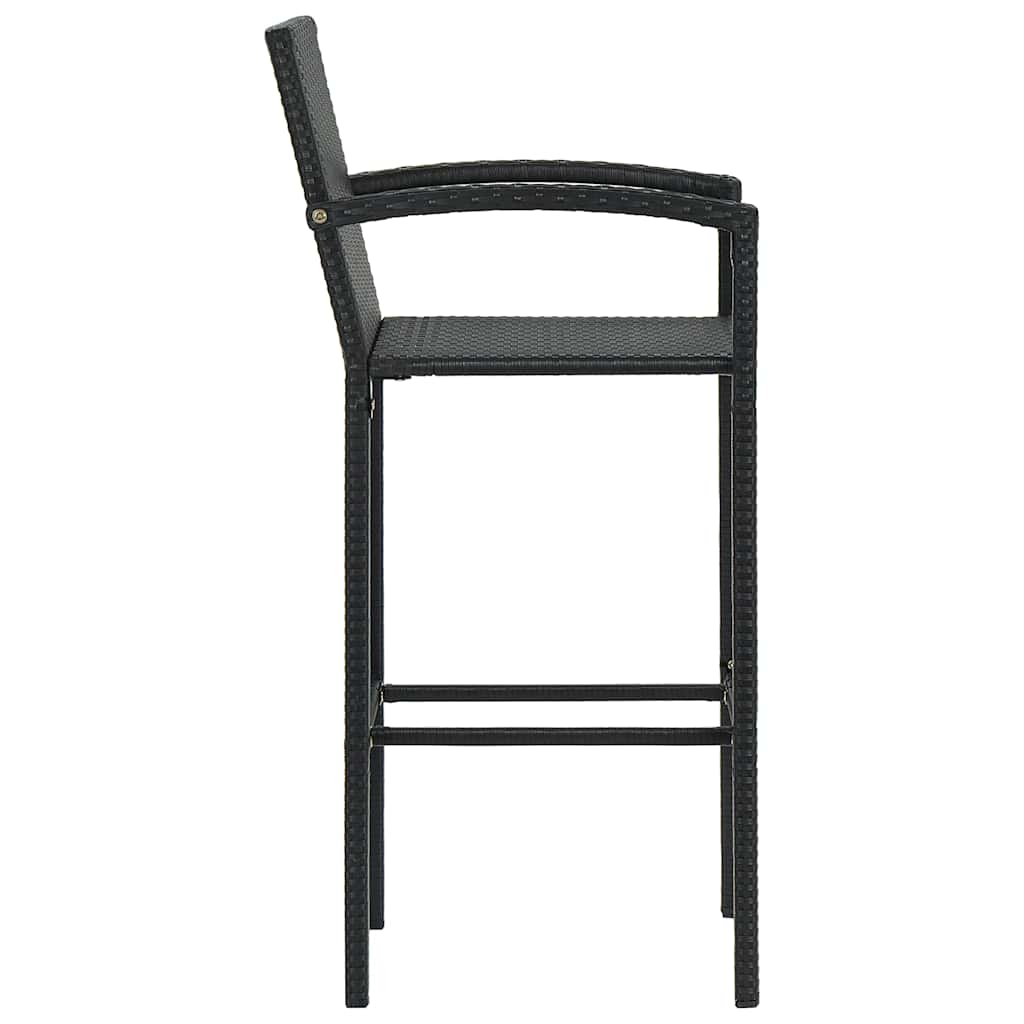 Set Bar da Giardino 5 pz Nero