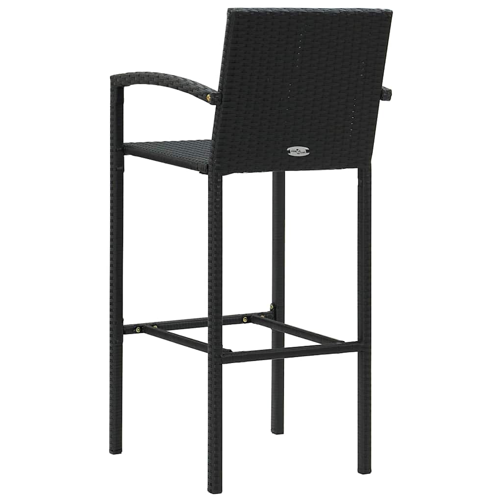 Set Bar da Giardino 5 pz Nero
