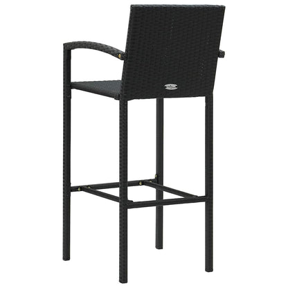 Set Bar da Giardino 5 pz Nero