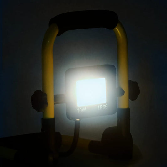 Faretto a LED con Maniglia 10 W Bianco Freddo - homemem39