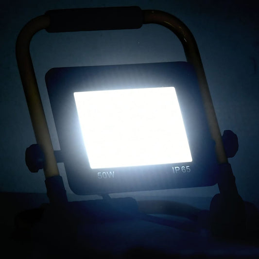 Proiettore LED con Maniglia 50 W Bianco Freddo - homemem39