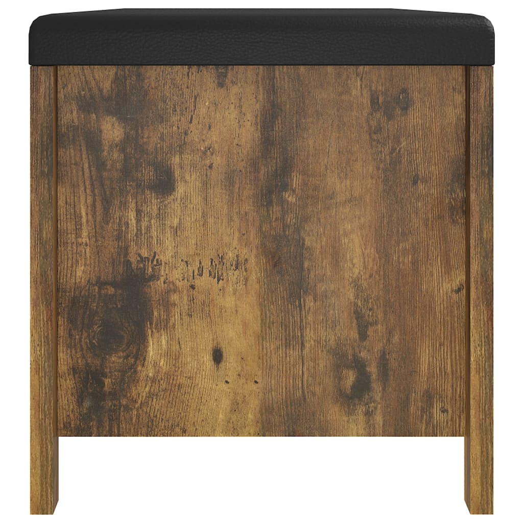 Contenitore con Cuscino Rovere Fumo 105x40x45cm Multistrato | homemem39
