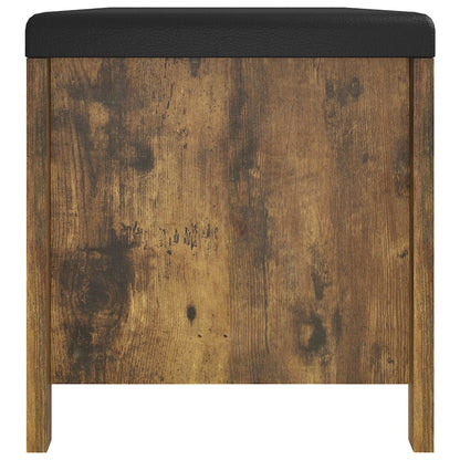 Contenitore con Cuscino Rovere Fumo 105x40x45cm Multistrato | homemem39