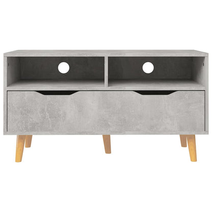 Mobile Porta TV Grigio Cemento 90x40x48,5 cm Legno Multistrato - homemem39