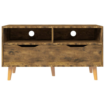 Mobile Porta TV Rovere Fumo 90x40x48,5 cm Legno Multistrato - homemem39