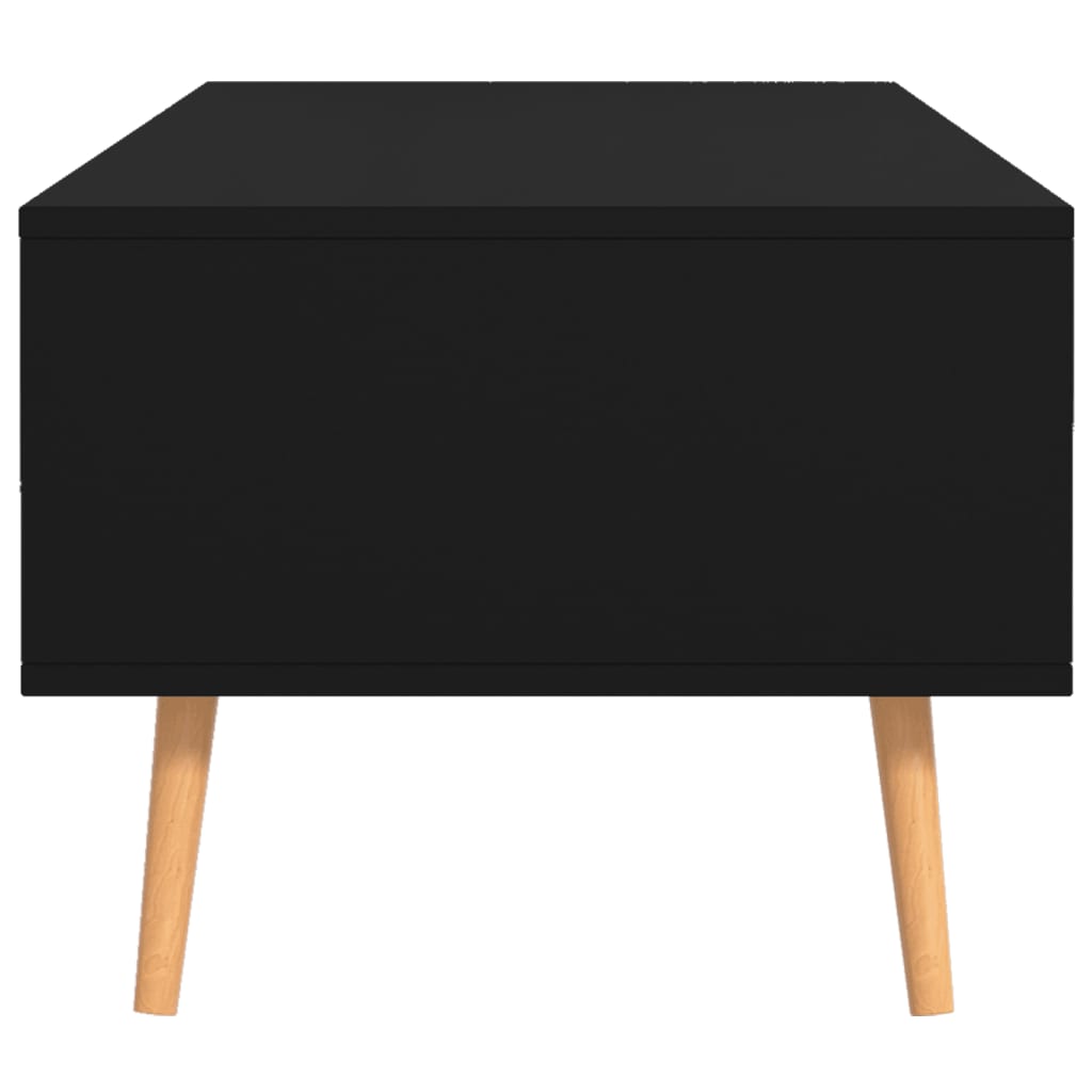 Tavolino da Salotto Nero 100x49,5x43 cm in Legno Multistrato | homemem39