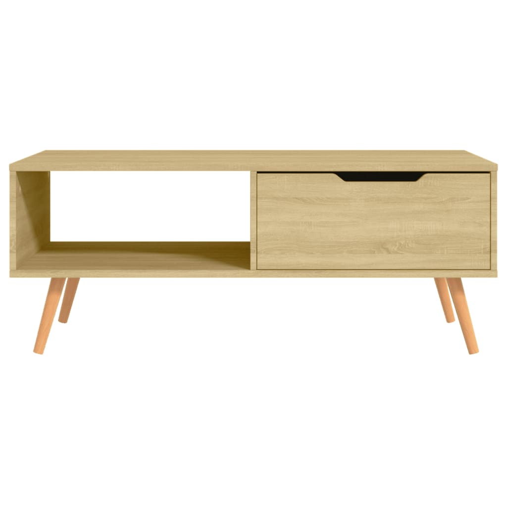 Tavolino Salotto Rovere Sonoma 100x49,5x43 cm Legno Multistrato | homemem39