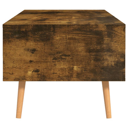 Tavolino Salotto Rovere Fumo 100x49,5x43 cm Legno Multistrato | homemem39