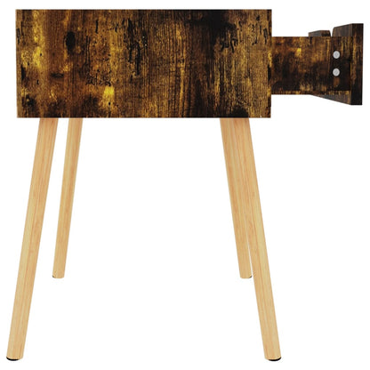 Comodino Rovere Fumo 40x40x56 cm in Legno Multistrato - homemem39