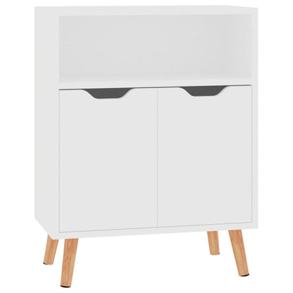 Credenza Bianca 60x30x72 cm in Legno Multistrato | homemem39