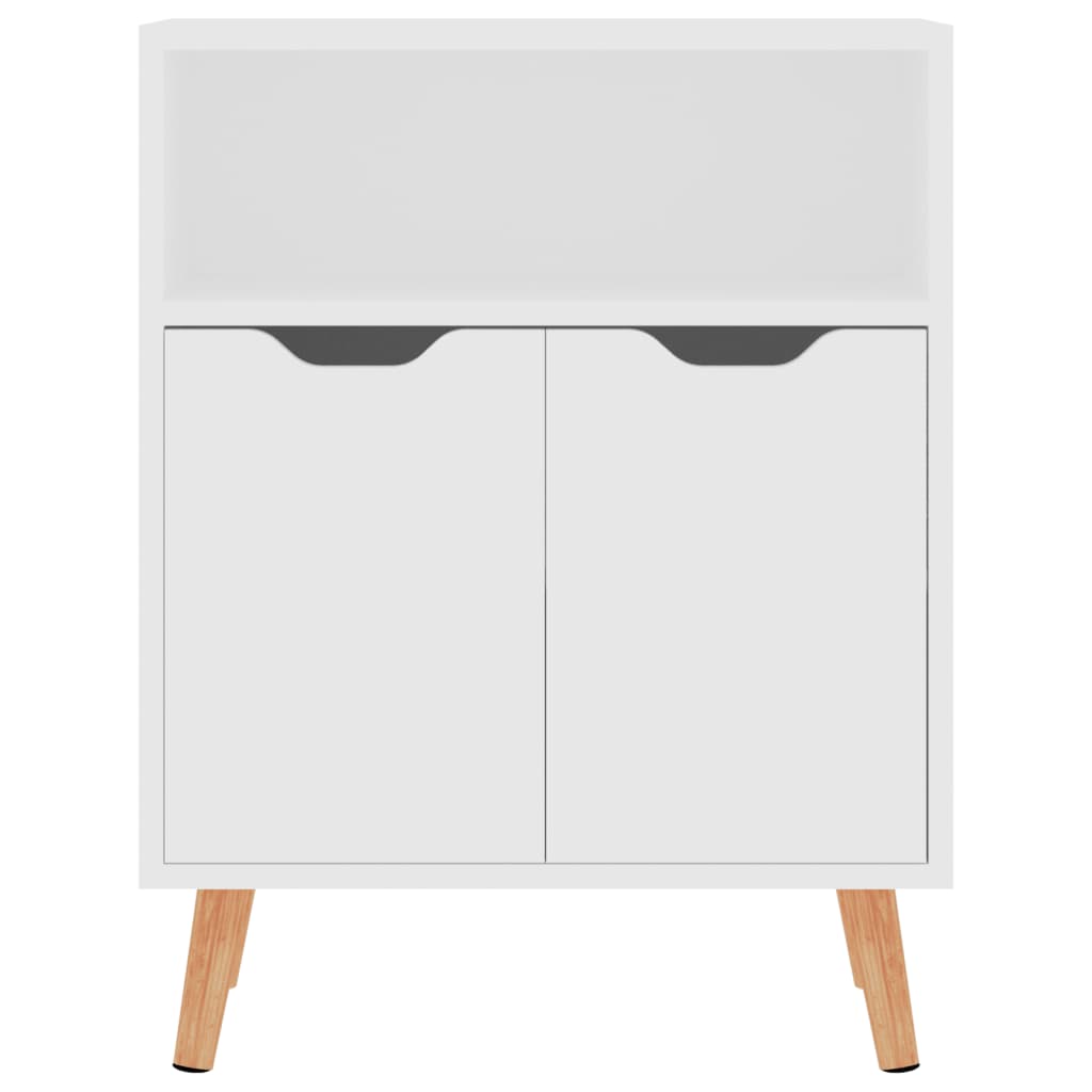 Credenza Bianca 60x30x72 cm in Legno Multistrato | homemem39