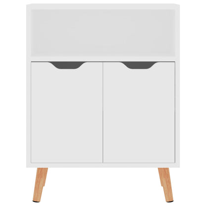 Credenza Bianca 60x30x72 cm in Legno Multistrato | homemem39