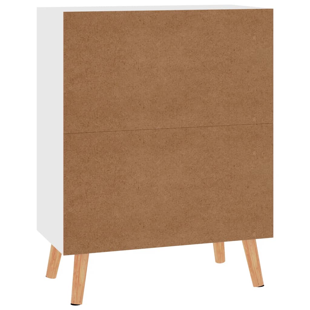 Credenza Bianca 60x30x72 cm in Legno Multistrato | homemem39