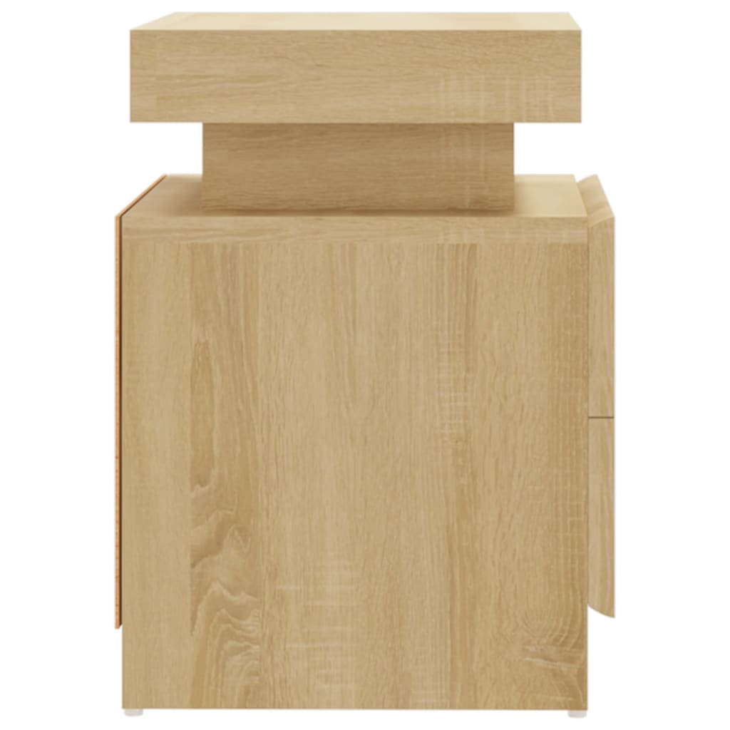 Comodino Rovere Sonoma 45x35x52 cm in Legno Multistrato - homemem39