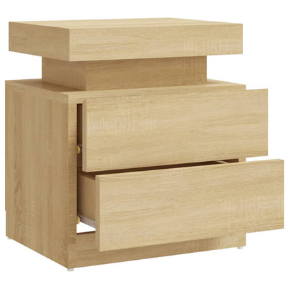 Comodino Rovere Sonoma 45x35x52 cm in Legno Multistrato - homemem39
