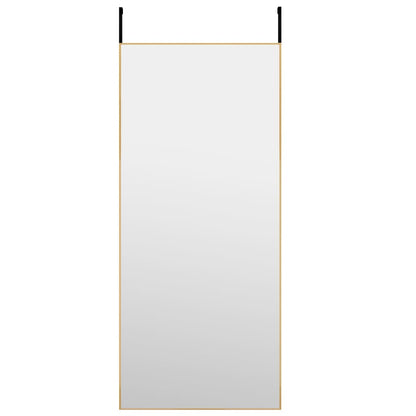 Specchio da Porta Oro 40x100 cm in Vetro e Alluminio | homemem39