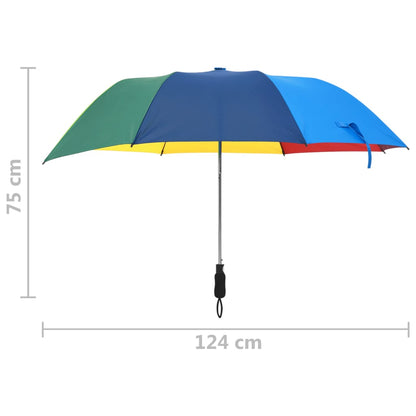 Ombrello Pieghevole Automatico Multicolore 124 cm | homemem39