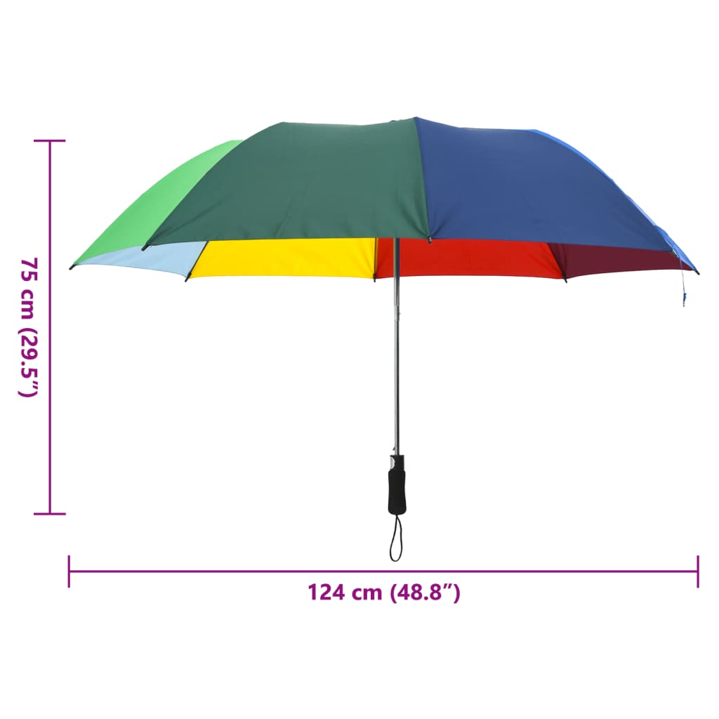 Ombrello Pieghevole Automatico Multicolore 124 cm | homemem39
