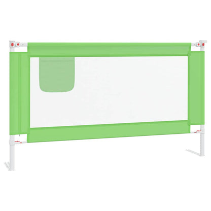 Sponda Letto di Sicurezza per Bambini Verde 140x25cm in Tessuto - homemem39