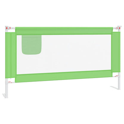 Sponda Letto di Sicurezza per Bambini Verde 160x25cm in Tessuto | homemem39
