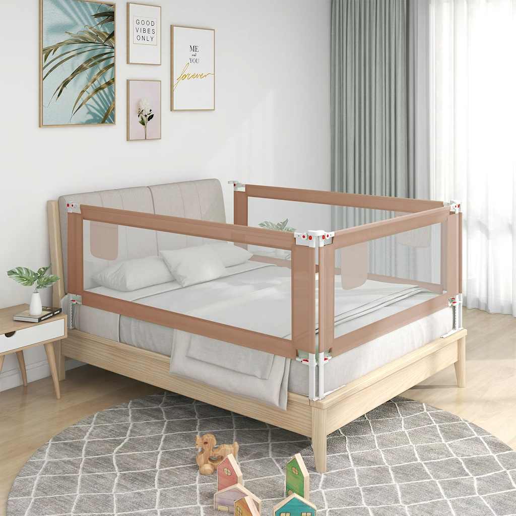 Sponda Letto di Sicurezza per Bambini Talpa 100x25cm in Tessuto - homemem39