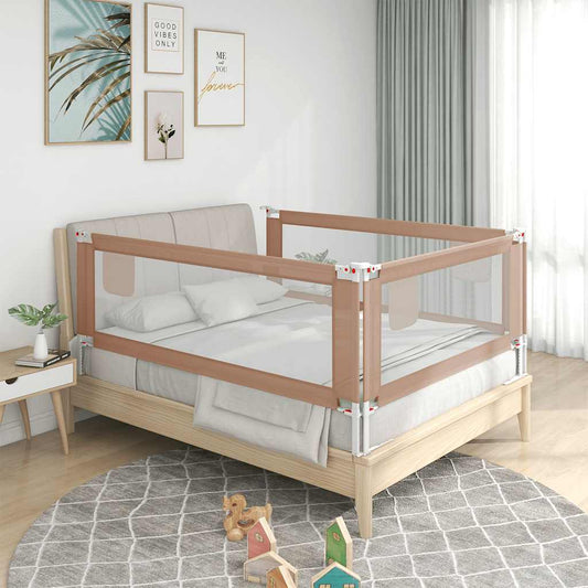 Sponda Letto di Sicurezza per Bambini Talpa 140x25cm in Tessuto - homemem39