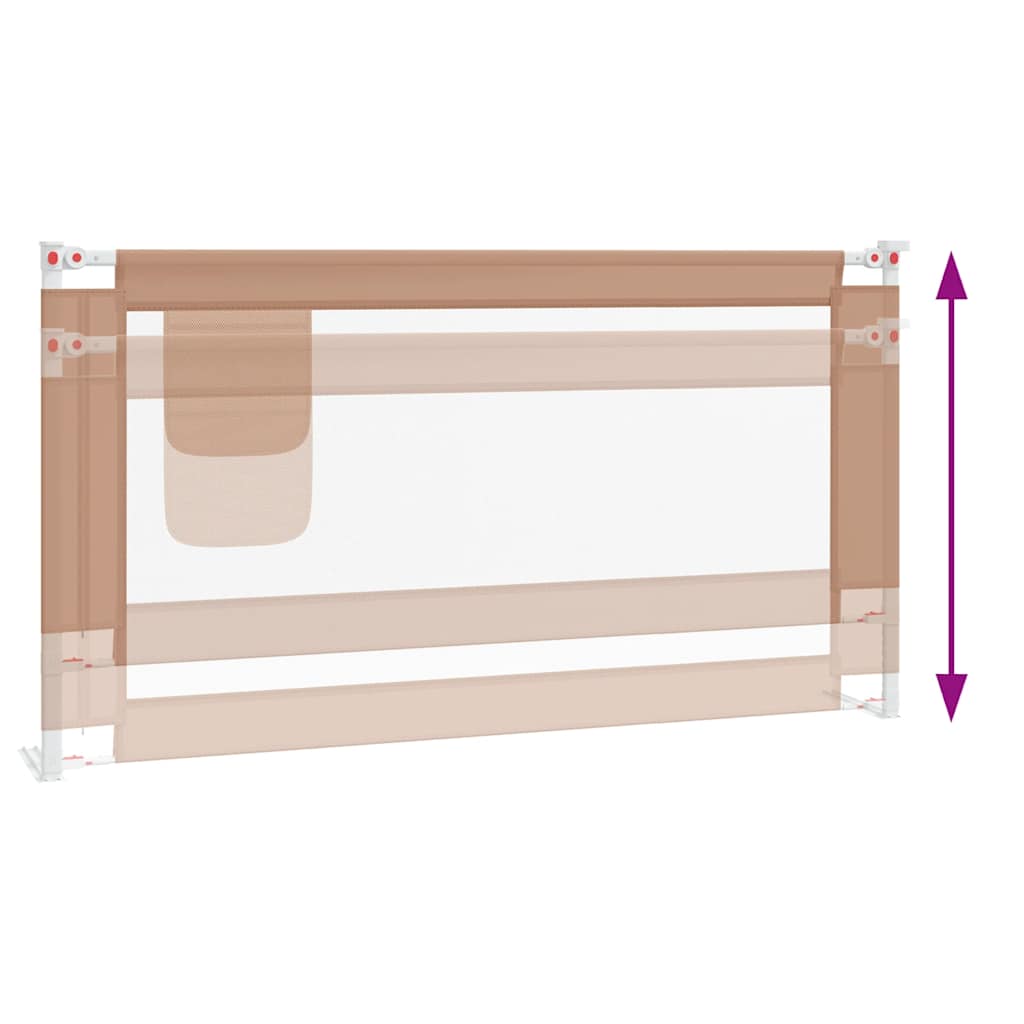 Sponda Letto di Sicurezza per Bambini Talpa 160x25cm in Tessuto | homemem39