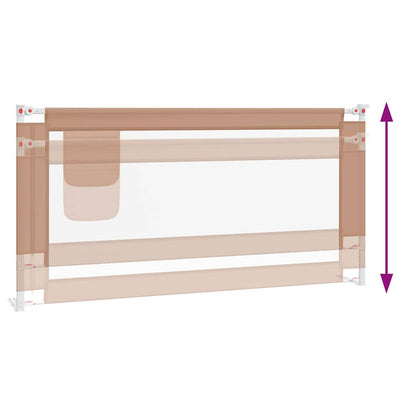 Sponda Letto di Sicurezza per Bambini Talpa 180x25cm in Tessuto - homemem39
