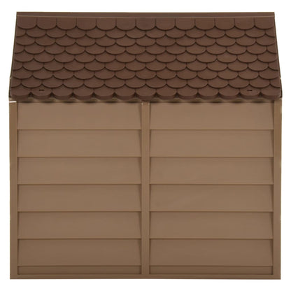 Cuccia per Cani Marrone 71x71,5x68 cm in PP - homemem39
