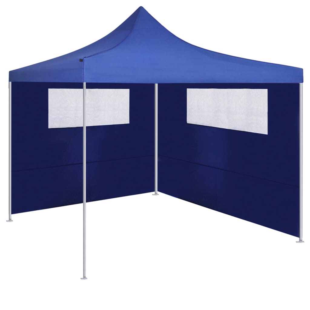 Parete con Finestre per Gazebo 6x2 m Blu | homemem39