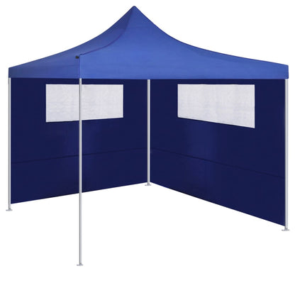 Parete con Finestre per Gazebo 6x2 m Blu | homemem39