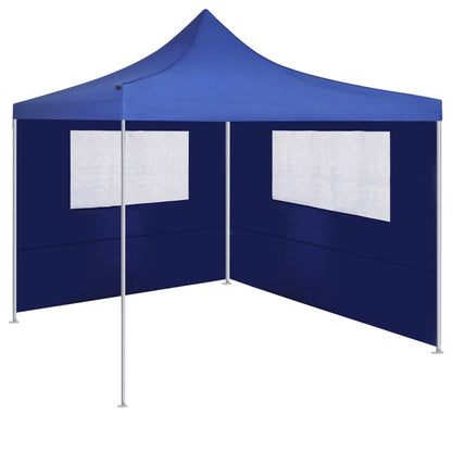 Parete con Finestre per Gazebo 4x2 m Blu | homemem39