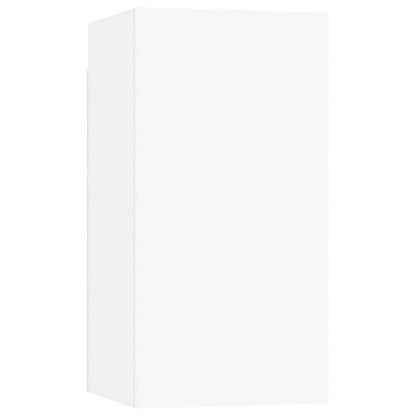 Mobili TV Bianchi 2 pz 30,5x30x60 cm in Legno Multistrato