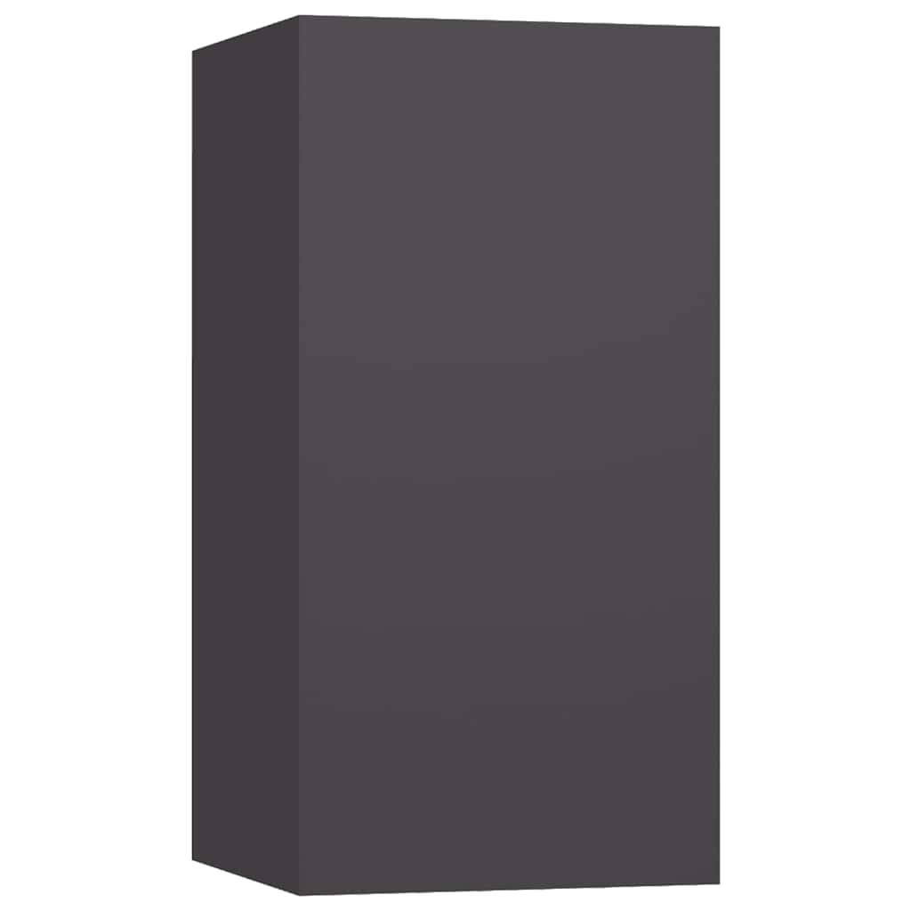 Mobili TV 2 pz Grigi 30,5x30x60 cm in Legno Multistrato - homemem39